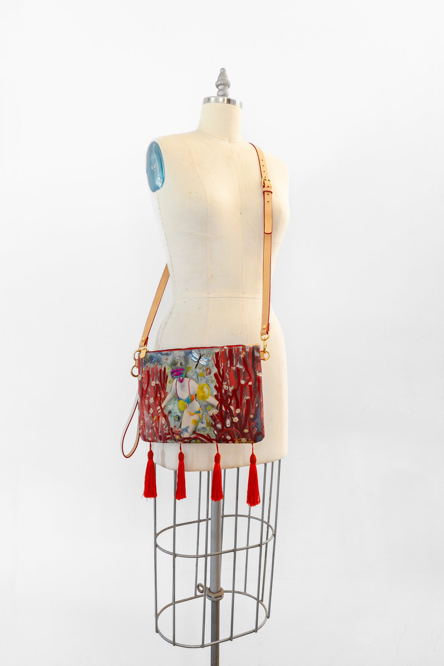 Fringed Bag - "A Ciegas"