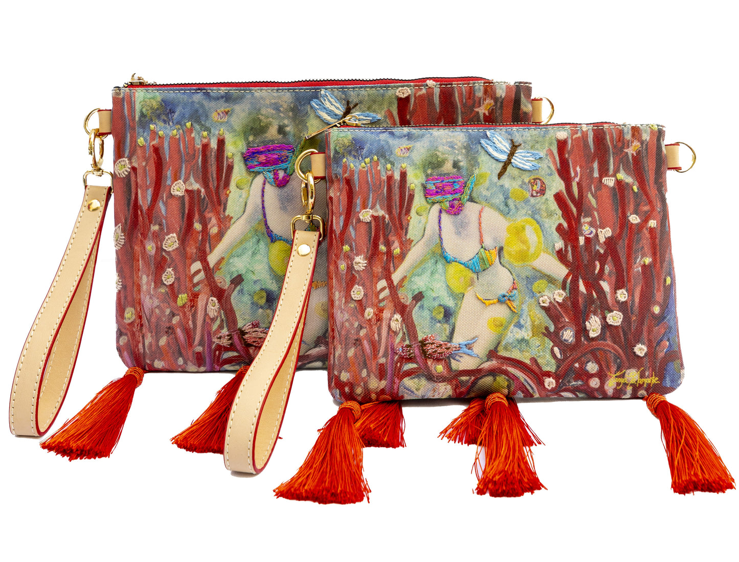 Fringed Bag - "A Ciegas"