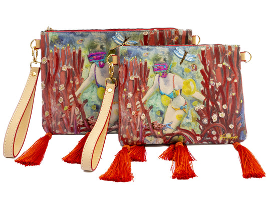 Fringed Bag - "A Ciegas"