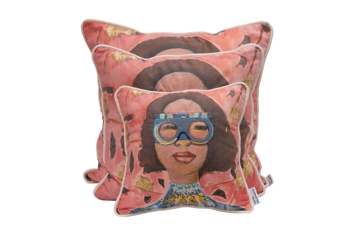 Throw Pillow Cover - "Buza Coral"