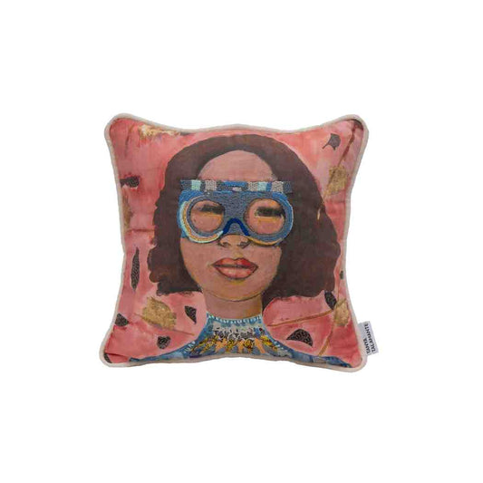 Throw Pillow Cover - "Buza Coral"